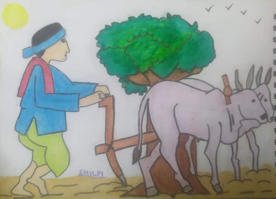 देश का किसान।