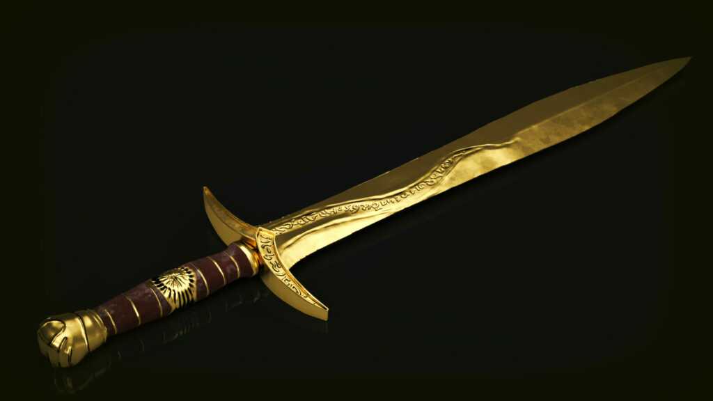 The golden sword