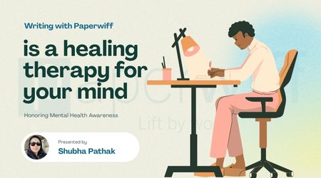 Writing is a healing therapy for mind