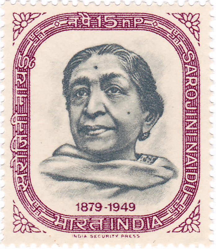 “Nightingale of India” - Sarojini Naidu